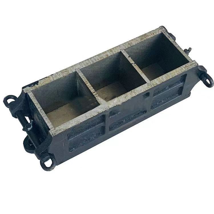 コンクリートスチール鋳鉄3ギャングキューブMould100*100*100mm