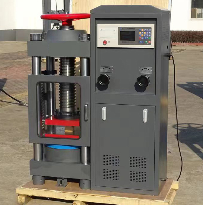 コンクリートキューブ圧縮試験機